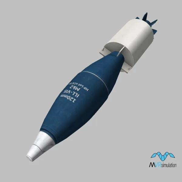 120MM-ILL-VIS · Mk2 · AE · blue — 3D model preview