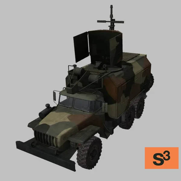1L222-Avtobaza · DZ · camo — 3D model preview