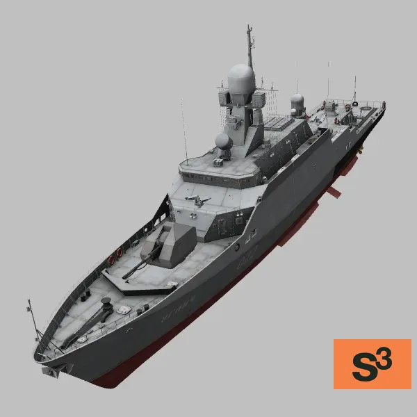 21631-Uglich · RU · grey — 3D model preview