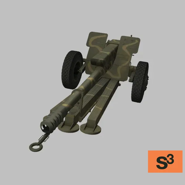 2A18 · SY · camo — 3D model preview