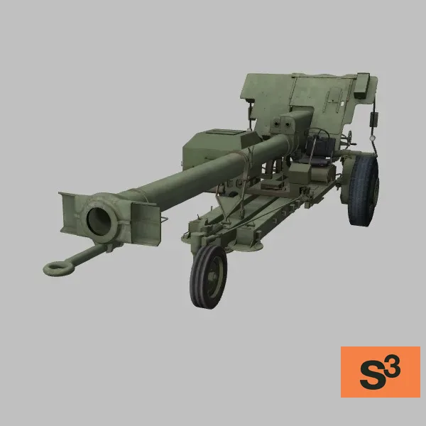 2A45M · RU · green — 3D model preview