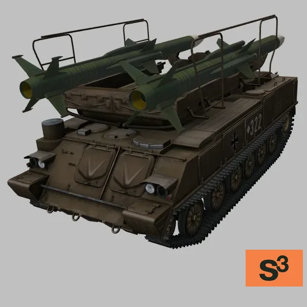 2P25M2 · DE · green — 3D model preview