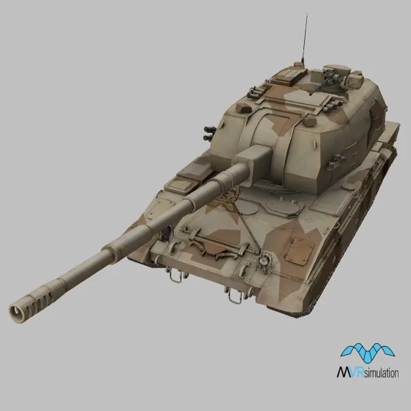 2S35 · RU · desert — 3D model preview
