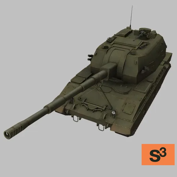2S35 · RU · green — 3D model preview
