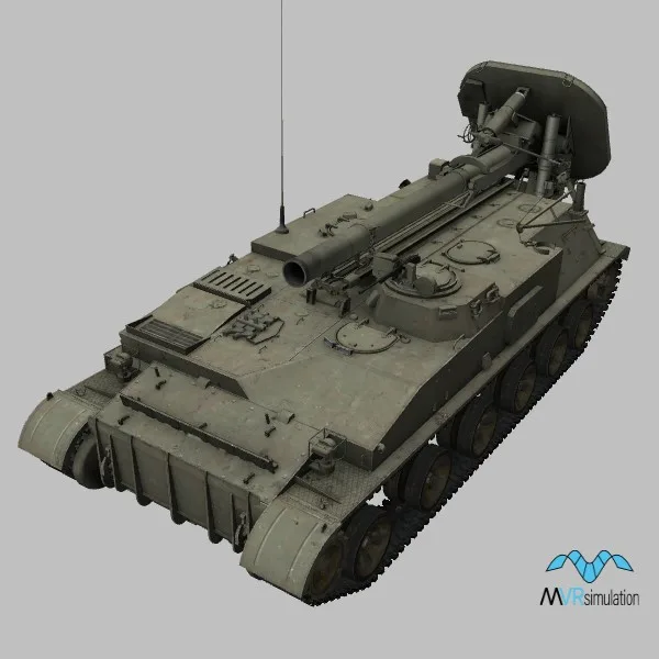 2S4 · RU · green — 3D model preview