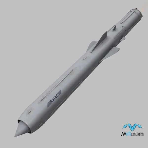 3M55 · RU · grey — 3D model preview