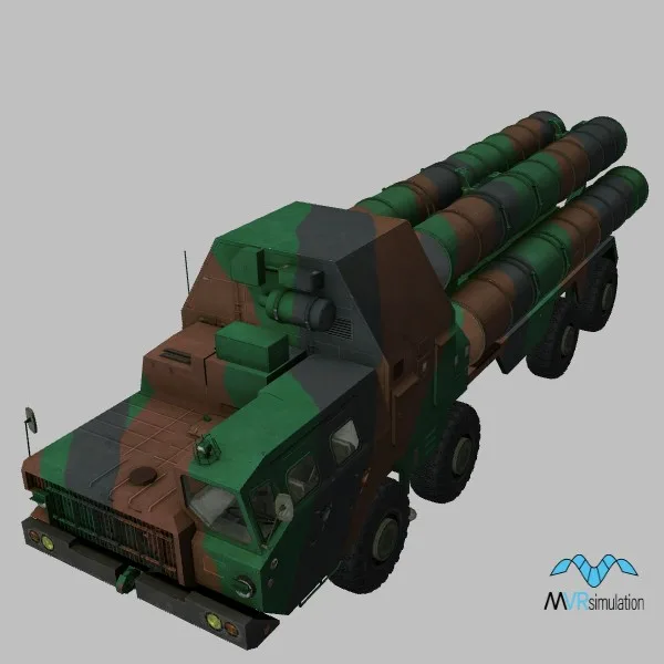 5P85SM · SK · camo — 3D model preview