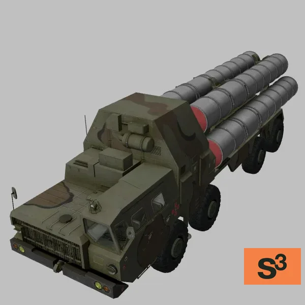 5P85SM · UA · camo — 3D model preview
