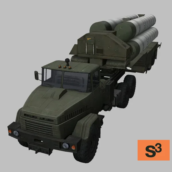 5P85TE · SY · green — 3D model preview