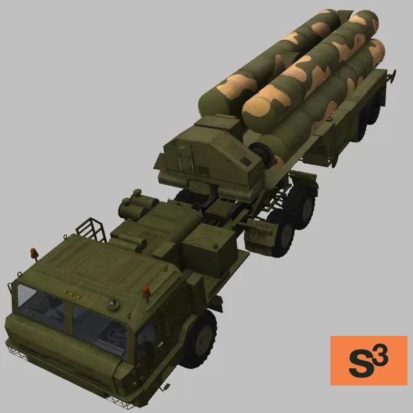 5P85TE2 · IR · camo — 3D model preview