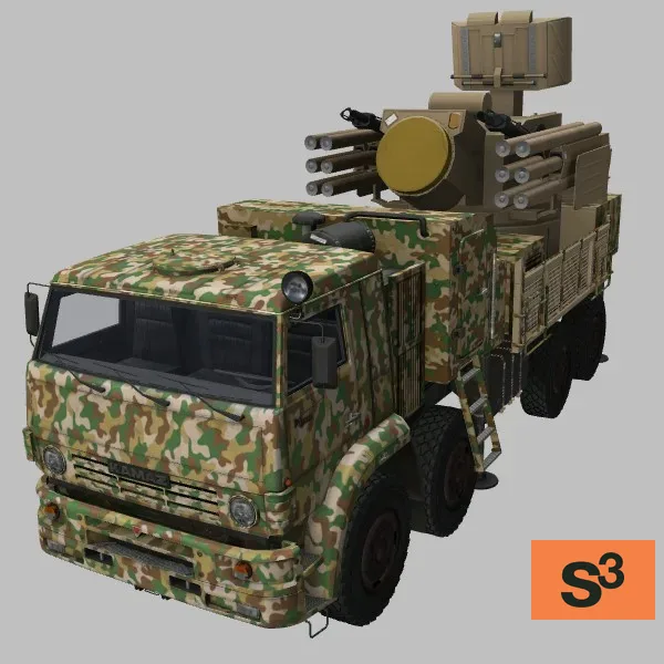 96K6 · SY · camo — 3D model preview
