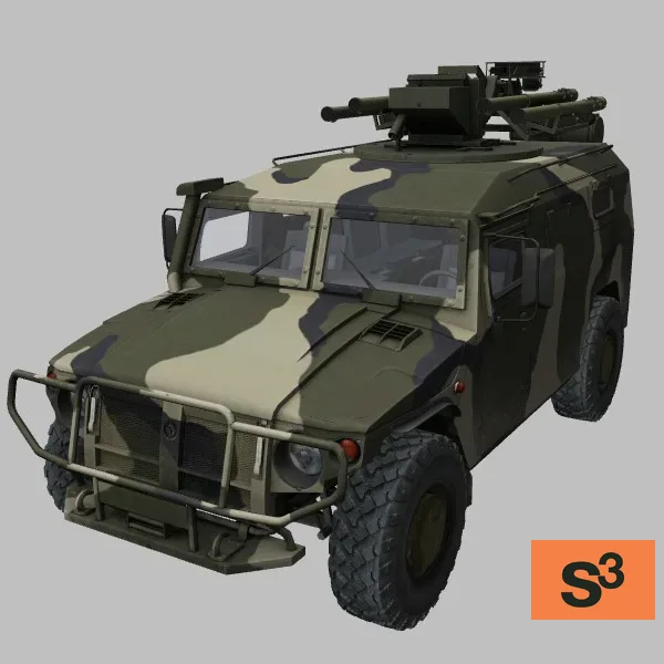 9A332 · RU · camo — 3D model preview