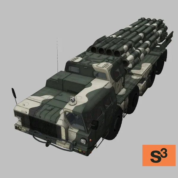9A52-2 · RU · camo — 3D model preview