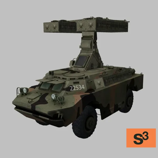 9K31M · RS · camo — 3D model preview