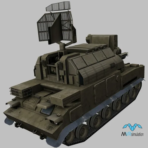 9K331M · RU · green — 3D model preview