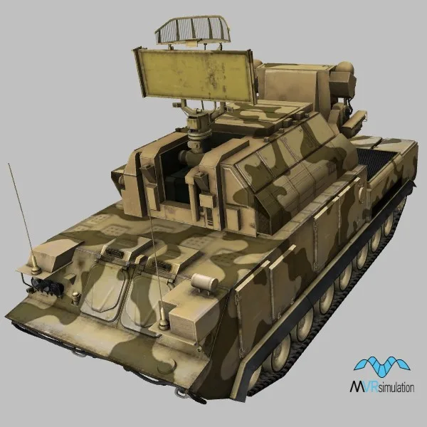 9K332ME · EG · camo — 3D model preview
