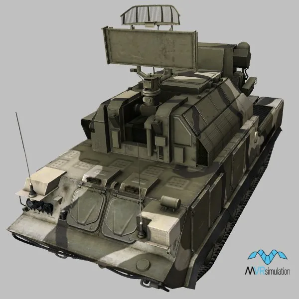 9K332ME · RU · camo — 3D model preview