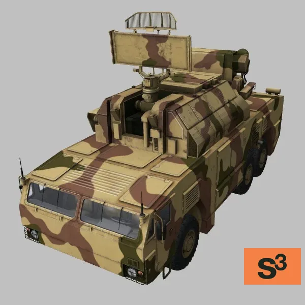 9K332MK · RU · camo — 3D model preview