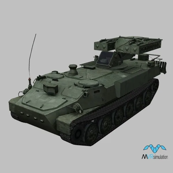 9K35M · HR · green — 3D model preview