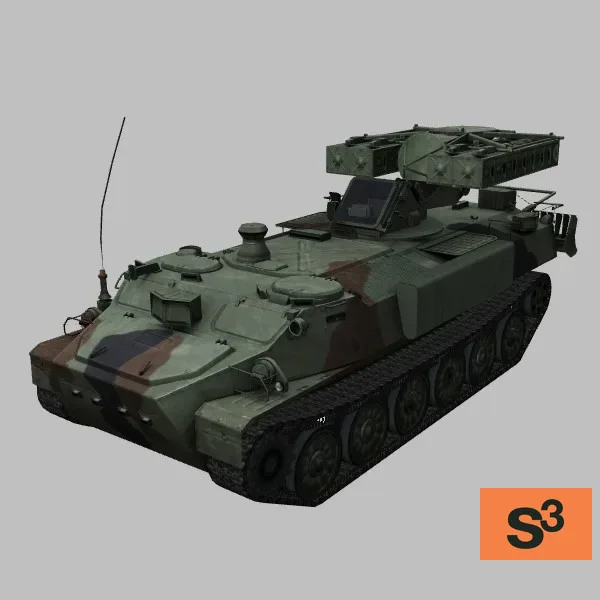 9K35M · RS · camo — 3D model preview