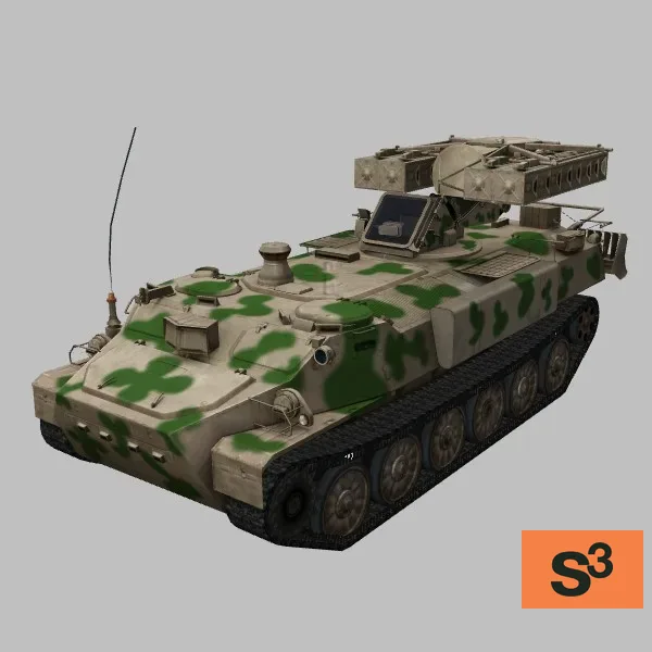 9K35M · SY · camo — 3D model preview
