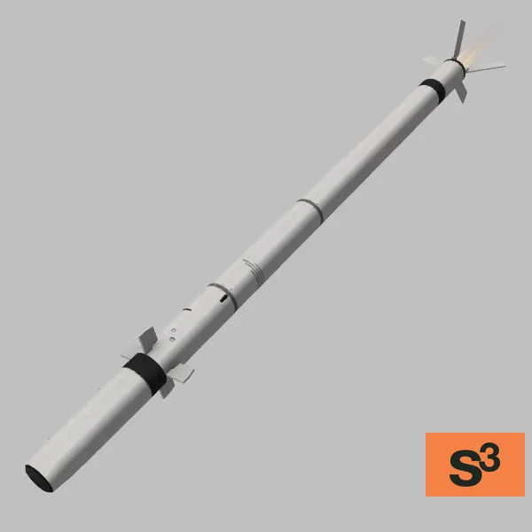9M32M · RU · grey — 3D model preview