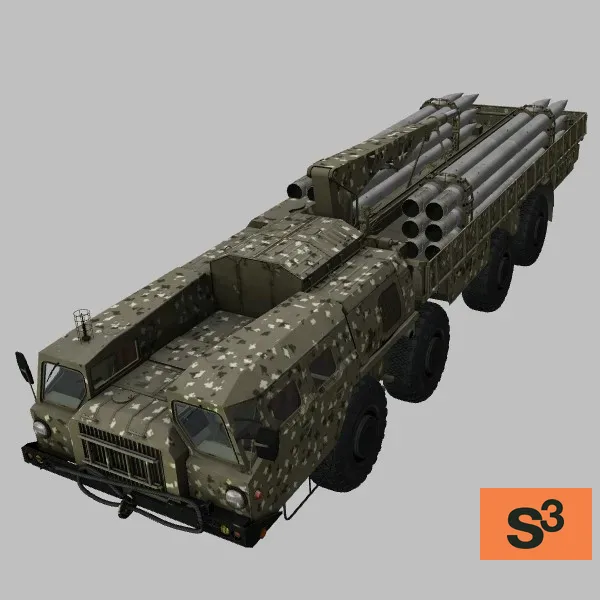 9T234-2 · AM · camo — 3D model preview
