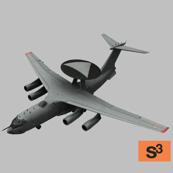 A-50EI · IN · grey — 3D model preview