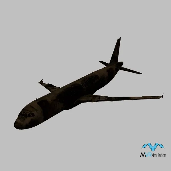A320 · CZ · burned — 3D model preview