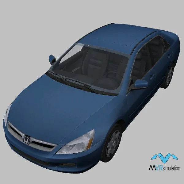 Accord-2007 · JP · blue — 3D model preview