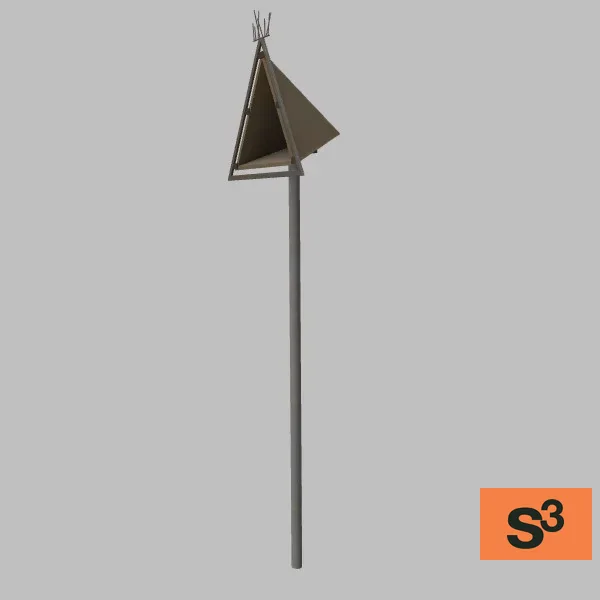 Active-Radar-Calibrator-001 — 3D model preview