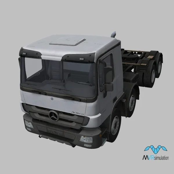 ACTROS-4140-8x4 · DE · white — 3D model preview
