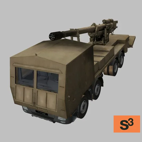 ACTROS-4140-8x4 · M-46 · SY · desert — 3D model preview