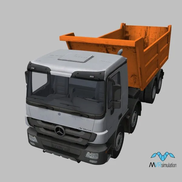 ACTROS-4140-8x4-tipper · DE · orange — 3D model preview