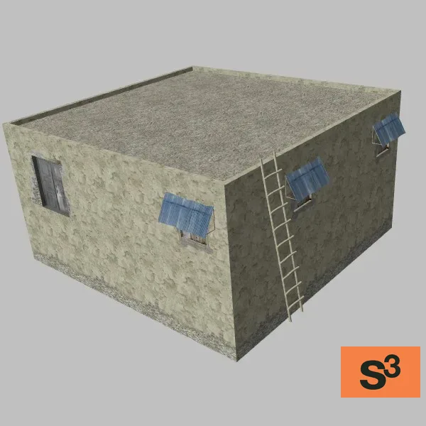 afghan-building-075 — 3D model preview