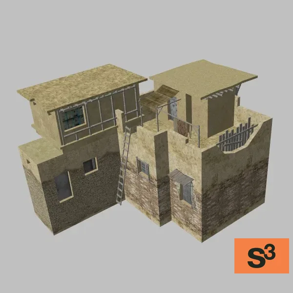 afghan-building-3B-005 — 3D model preview