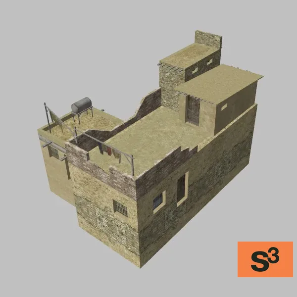 afghan-building-3B-010 — 3D model preview