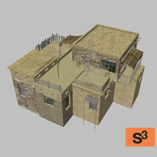 afghan-building-3B-012 — 3D model preview
