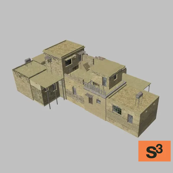 afghan-building-3B-013 — 3D model preview