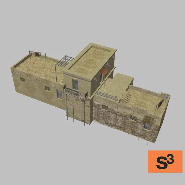 afghan-building-3B-015 — 3D model preview