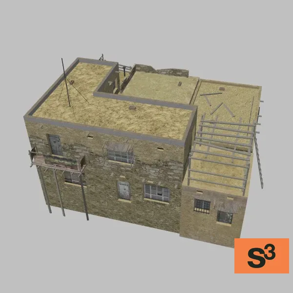 afghan-building-3B-027 — 3D model preview