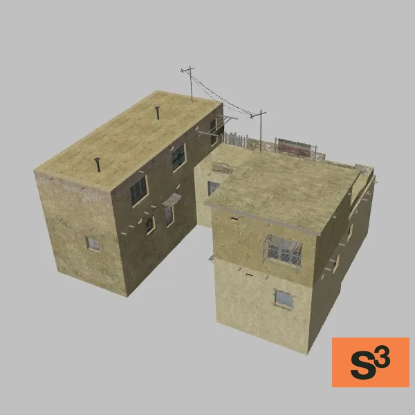 afghan-building-3B-032 — 3D model preview