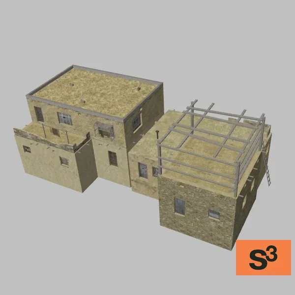 afghan-building-3B-035 — 3D model preview