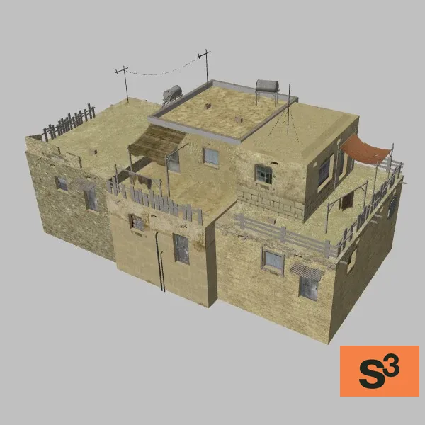 afghan-building-3B-038 — 3D model preview