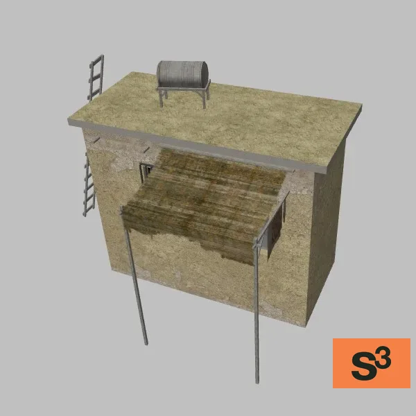 afghan-building-3B-044 — 3D model preview
