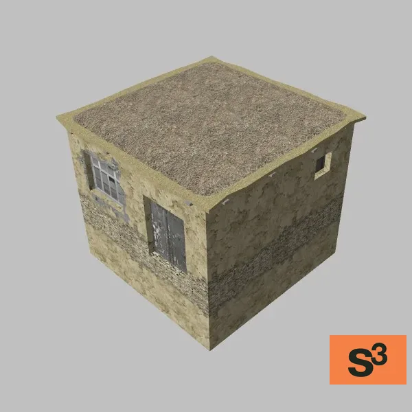 afghan-building-3B-052 — 3D model preview