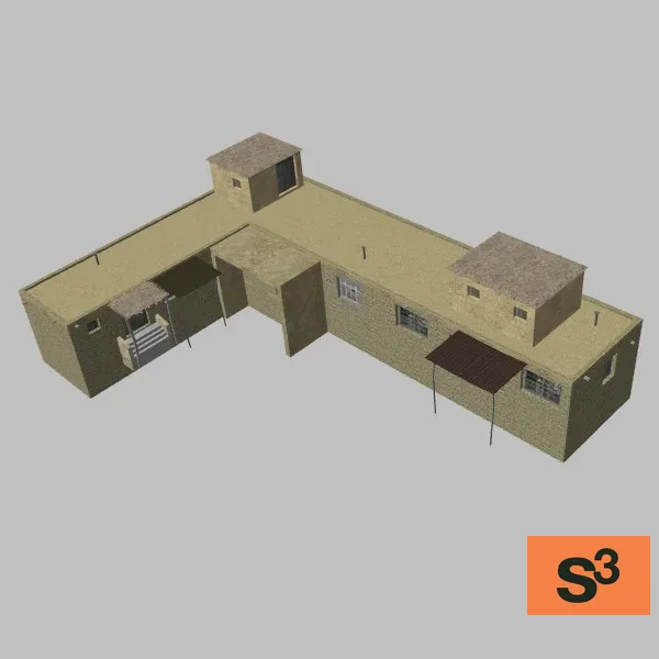 afghan-building-3B-053 — 3D model preview