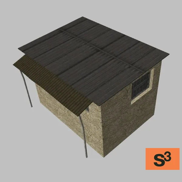 afghan-building-3B-056 — 3D model preview