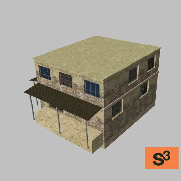 afghan-building-3B-060 — 3D model preview