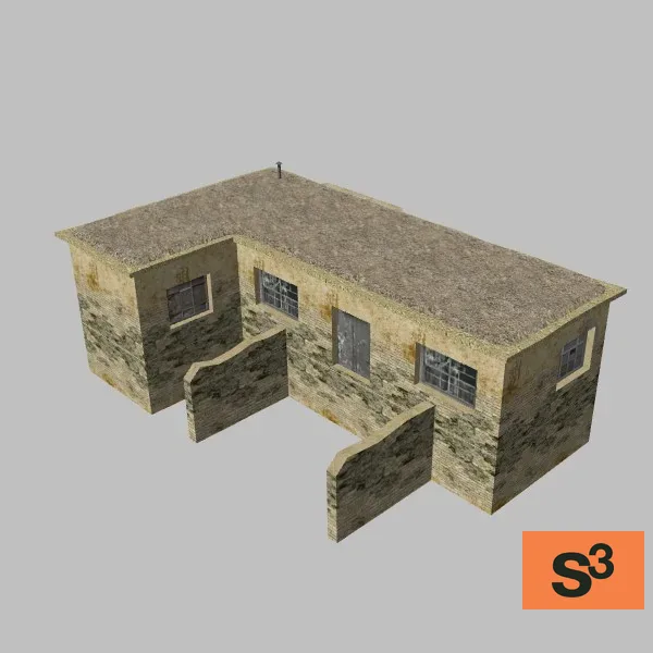 afghan-building-3B-062 — 3D model preview